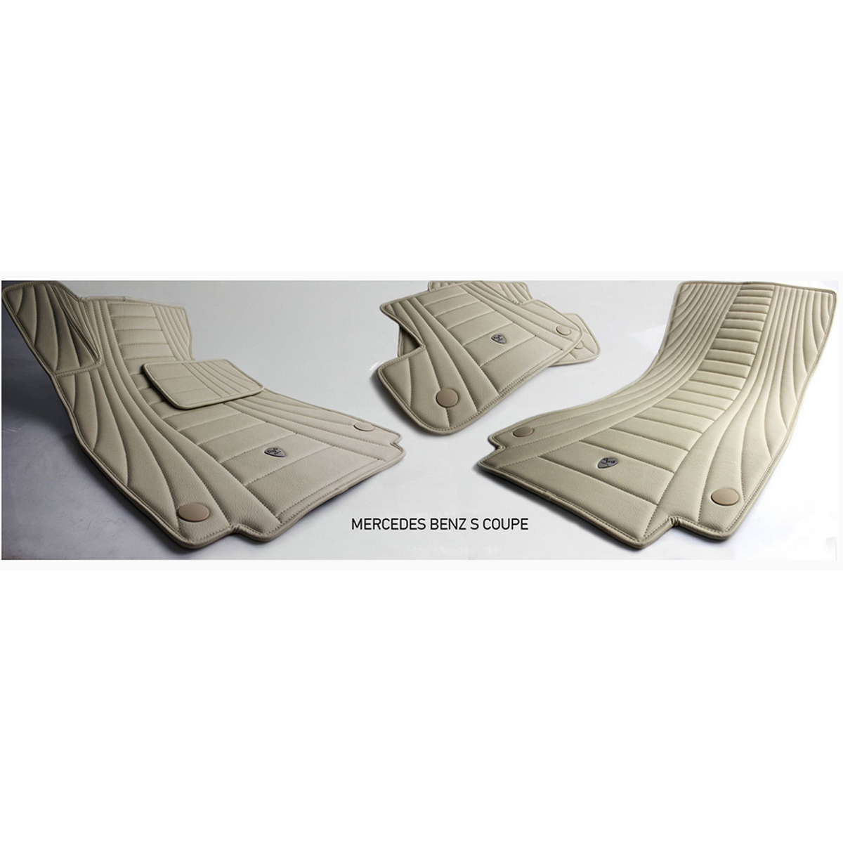 Mercedes S Coupe S65 S63 S550 S500 AMG Eco Leather Floor Mats 2015 2016